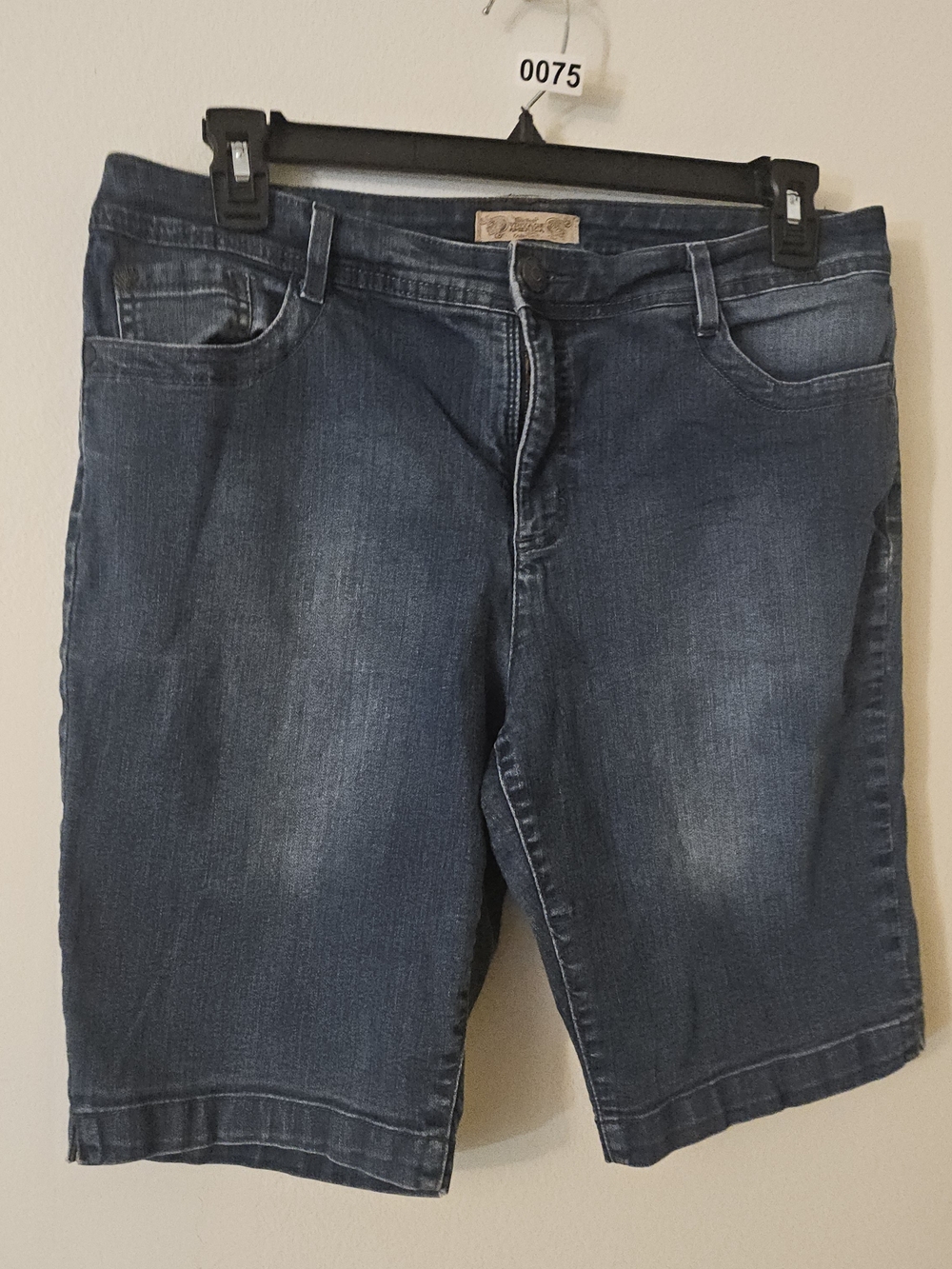 Vintage America Women's Dark Blue Denim Shorts